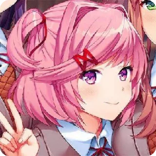 💕 emoji @denjifagst Natsuki Telegram sticker 18 of 45