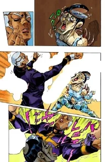 Sticker from Jojo manga