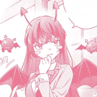💖 emoji pink manga  @NorochkaNorka Telegram sticker 19 of 72