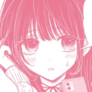 💖 emoji pink manga  @NorochkaNorka Telegram sticker 13 of 72
