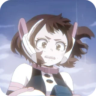 Sticker from Uraraka || by @meitark