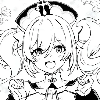 Sticker from ࣪ ִ 𔘓 GENSHIN MANGA 🗯 @MANGATTORI 𔓕 ִ ࣪