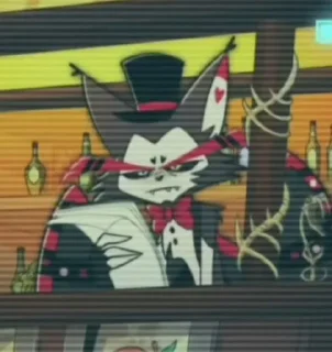 😑 emoji Husk Hazbin Hotel s1 Telegram sticker 6 of 63