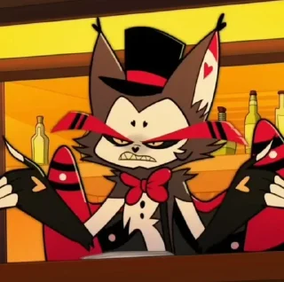 🤷‍♂ emoji Husk Hazbin Hotel s1 Telegram sticker 12 of 63