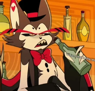 🙄 emoji Husk Hazbin Hotel s1 Telegram sticker 5 of 63