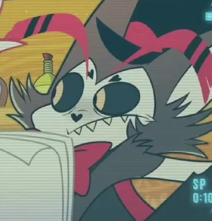 😨 emoji Husk Hazbin Hotel s1 Telegram sticker 17 of 63