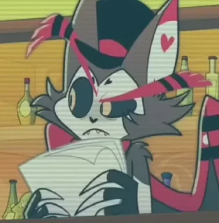 😮 emoji Husk Hazbin Hotel s1 Telegram sticker 9 of 63