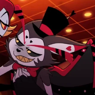 Sticker from Husk Hazbin Hotel s2 : @Uiuiuiooo