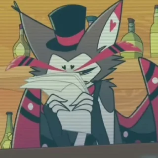 😖 emoji Husk Hazbin Hotel s1 Telegram sticker 8 of 63