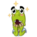 Sticker from Mr. T Rex
