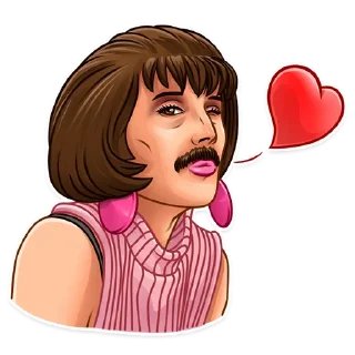 Sticker from Freddie Mercury