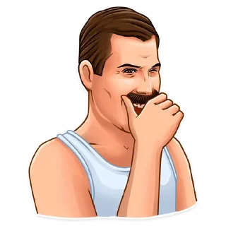 Sticker from Freddie Mercury