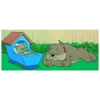 Sticker from tom and jerry