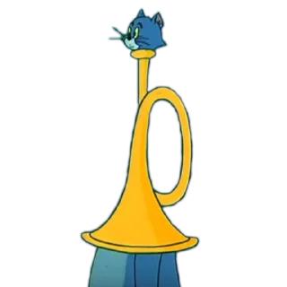 Sticker from tom and jerry