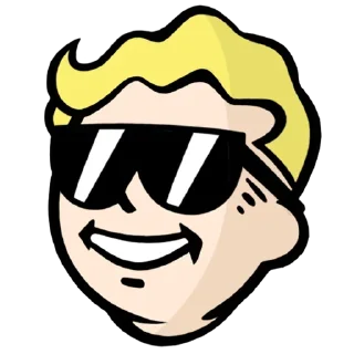 😎 emoji Столичная пустошь FALLAUTA Telegram sticker 8 of 90