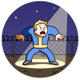 Sticker from Fallout