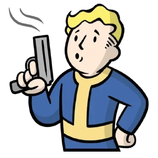 🔫 emoji Столичная пустошь FALLAUTA Telegram sticker 13 of 90