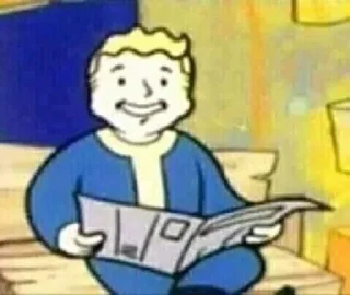 Sticker from Vault Boy