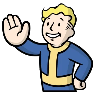 👋 emoji Столичная пустошь FALLAUTA Telegram sticker 10 of 90