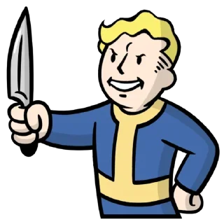 🔪 emoji Столичная пустошь FALLAUTA Telegram sticker 17 of 90