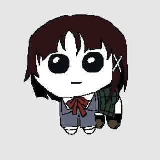 Sticker from lain iwakura