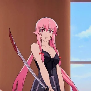🌟 emoji Yuno gasai Telegram sticker 14 of 62