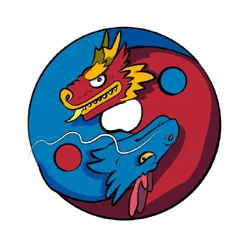 Sticker from Yang Dragons