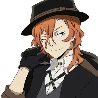 🎩 emoji ChuyaHakahara Telegram sticker 4 of 30