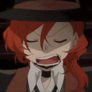 🎩 emoji ChuyaHakahara Telegram sticker 16 of 30