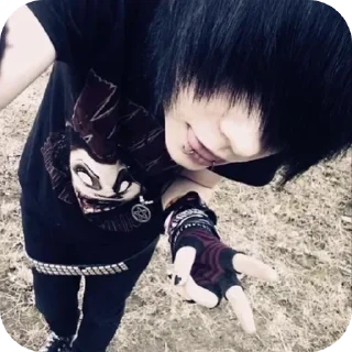 ✌ emoji Эмо бой :: rino #вчех любим Telegram sticker 8 of 60