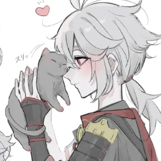 💗 emoji кадзу мой мальчик ➡️ @Ctikerubot Telegram sticker 11 of 46
