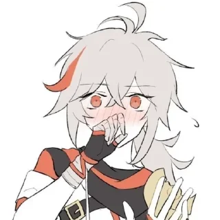 😳 emoji кадзу мой мальчик ➡️ @Ctikerubot Telegram sticker 23 of 46