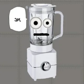 😐 emoji Блендер от блендера? Telegram sticker 18 of 22