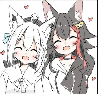 Sticker from Fubuki and