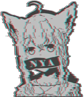 Sticker from Fubuki and