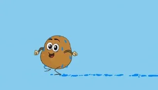 Sticker from Potato stickers