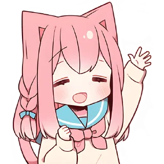 Sticker from Розовая киса @Nyasticks