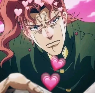 💗 emoji Kakyoin💓🤏 Telegram sticker 18 of 19