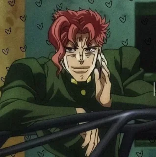 😏 emoji Kakyoin💓🤏 Telegram sticker 11 of 19