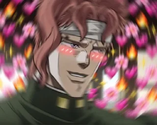 💞 emoji Kakyoin💓🤏 Telegram sticker 14 of 19