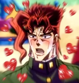 💖 emoji Kakyoin💓🤏 Telegram sticker 15 of 19