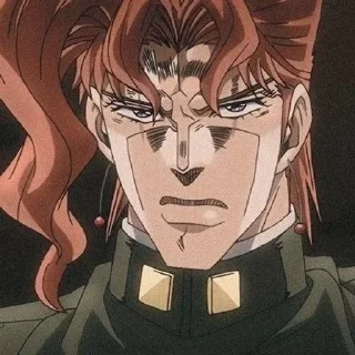 😡 emoji Kakyoin💓🤏 Telegram sticker 6 of 19