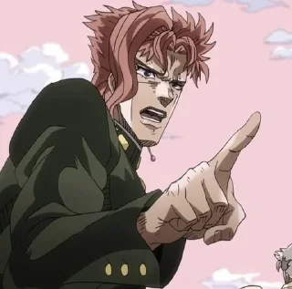 🤬 emoji Kakyoin💓🤏 Telegram sticker 12 of 19