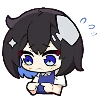 💫 emoji Honaki chibi: for @novellasbots Telegram sticker 12 of 60