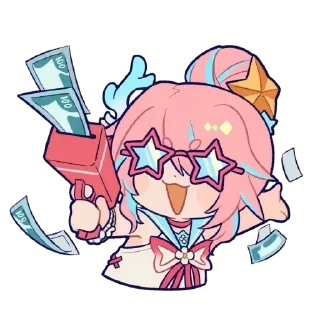 💫 emoji Honaki chibi: for @novellasbots Telegram sticker 14 of 60
