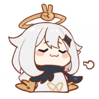 Sticker from Genshin Impact Chibi