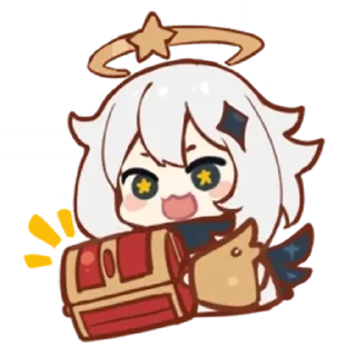 Sticker from Genshin Impact Chibi