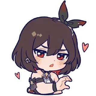 💫 emoji Honaki chibi: for @novellasbots Telegram sticker 10 of 60