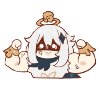 Sticker from Genshin Impact Chibi