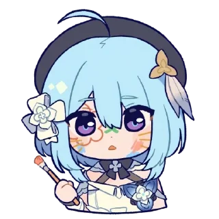 💫 emoji Honaki chibi: for @novellasbots Telegram sticker 18 of 60